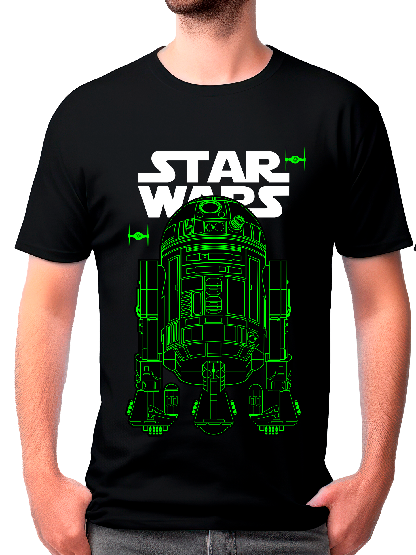 camisa r2 d2 (star wars)