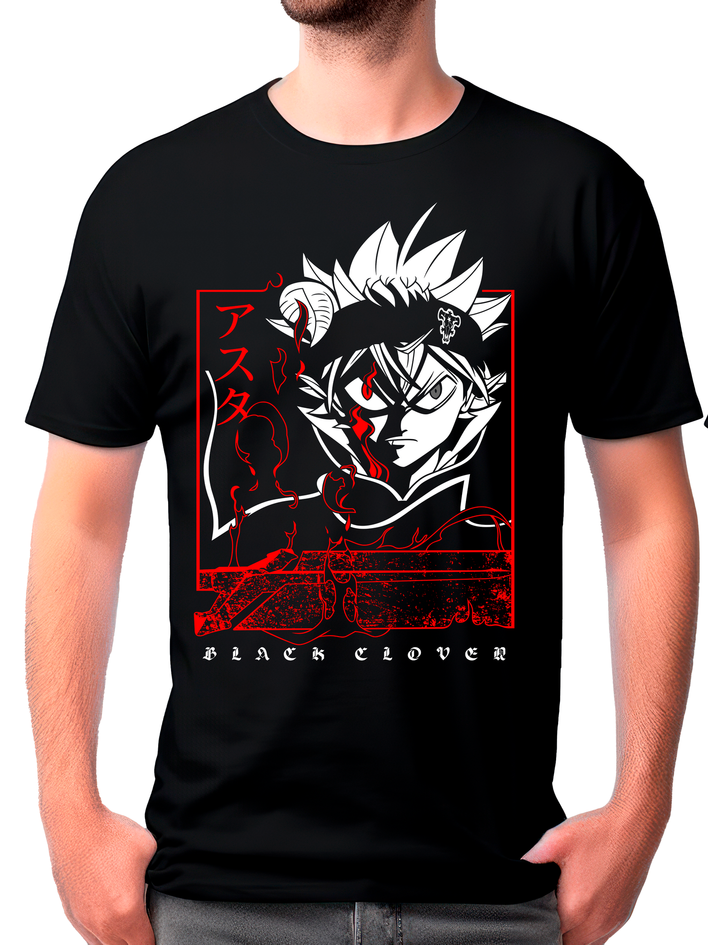 camisa asta (black clover)
