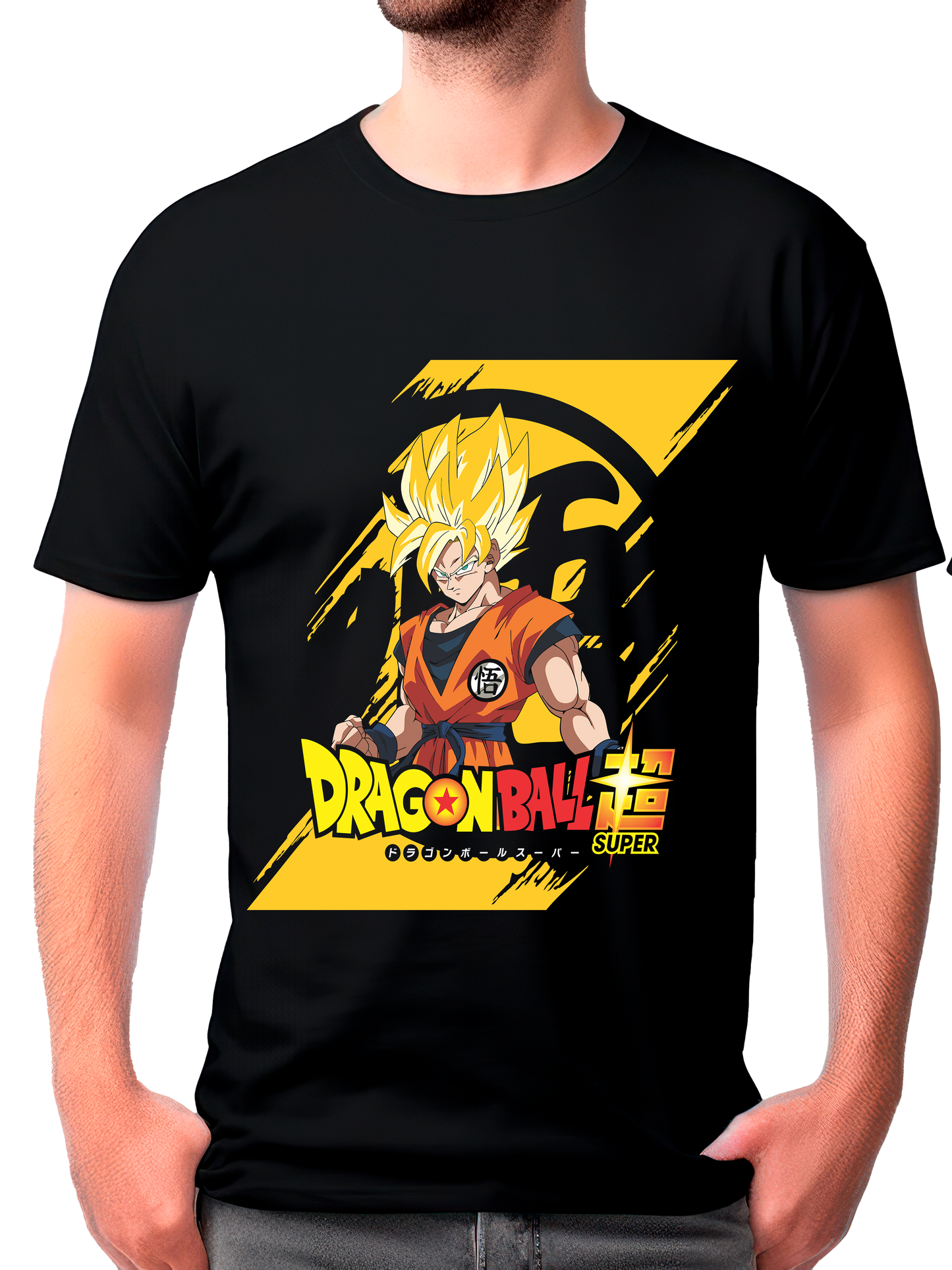 camisa goku super Saiyajin fase 1(dragon ball z)