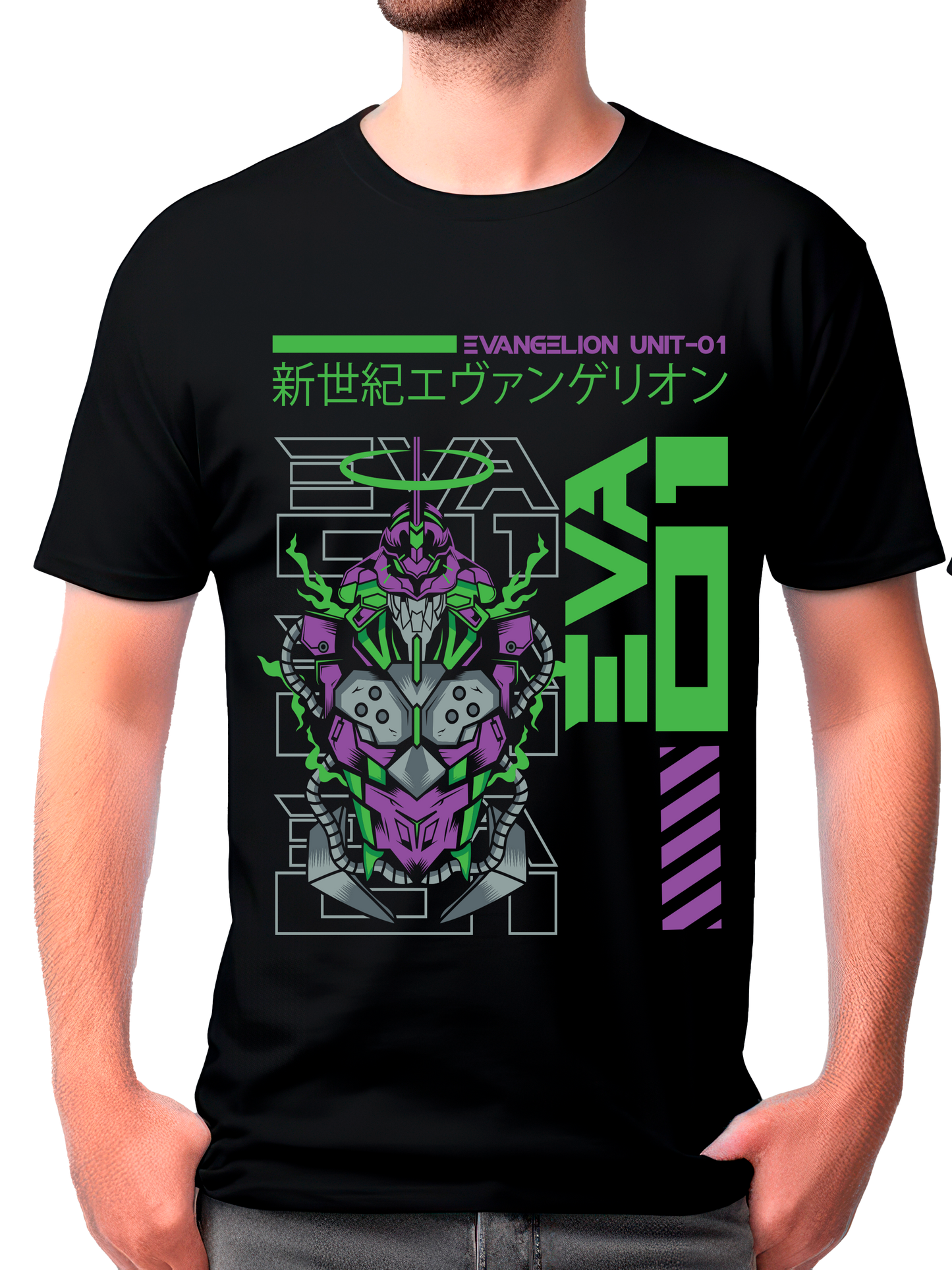 camisa eva 01 ( evangelion )