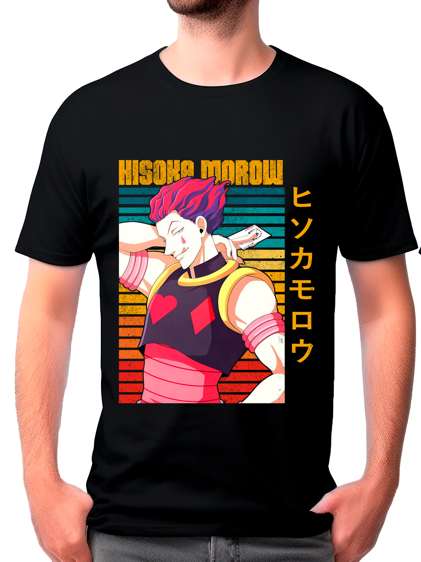 camisa hisoka (hunter x hunter)