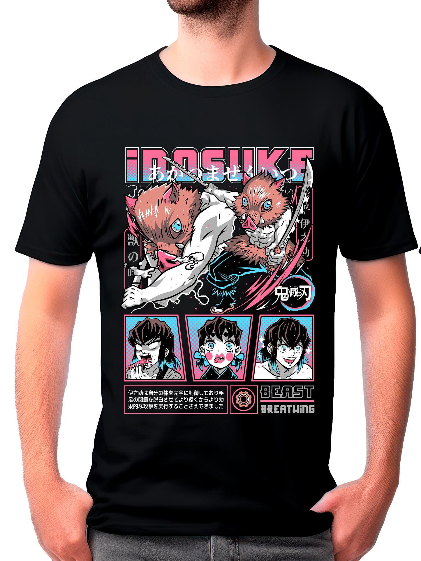 camisa inosuke (demon slayer)