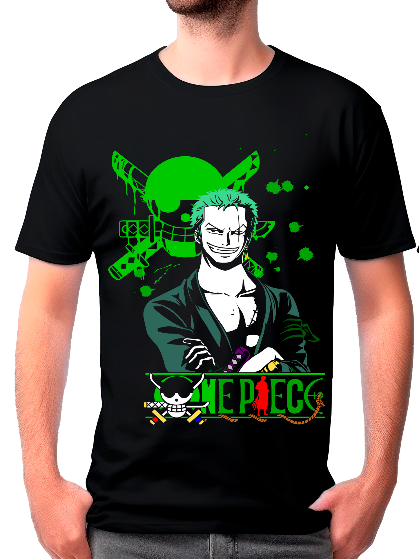 camisa zoro (one piece)