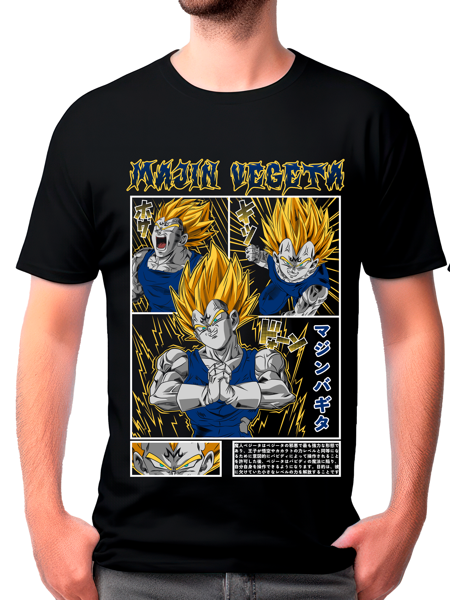 camisa vegeta (dragon ball z)
