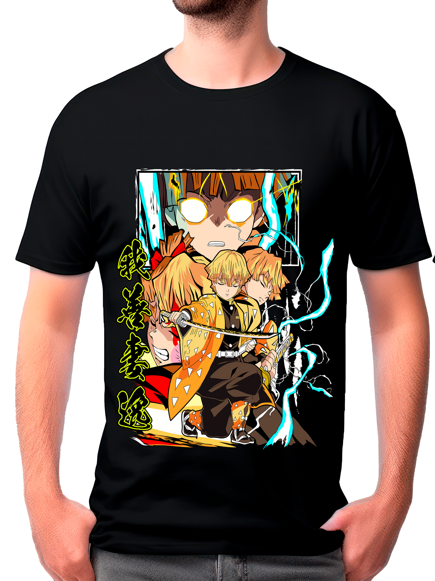 camisa zenitsu (demon slayer)
