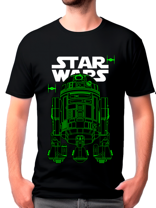 camisa r2 d2 (star wars)