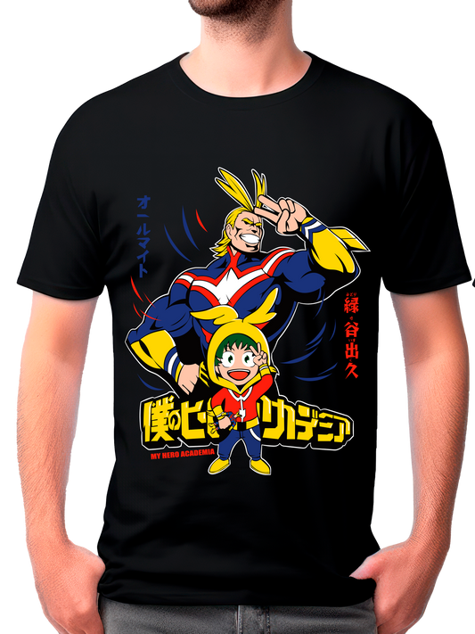 camisa midoriya y all might (my hero academia)