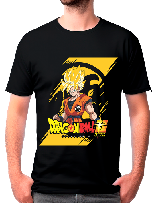 camisa goku super Saiyajin fase 1(dragon ball z)