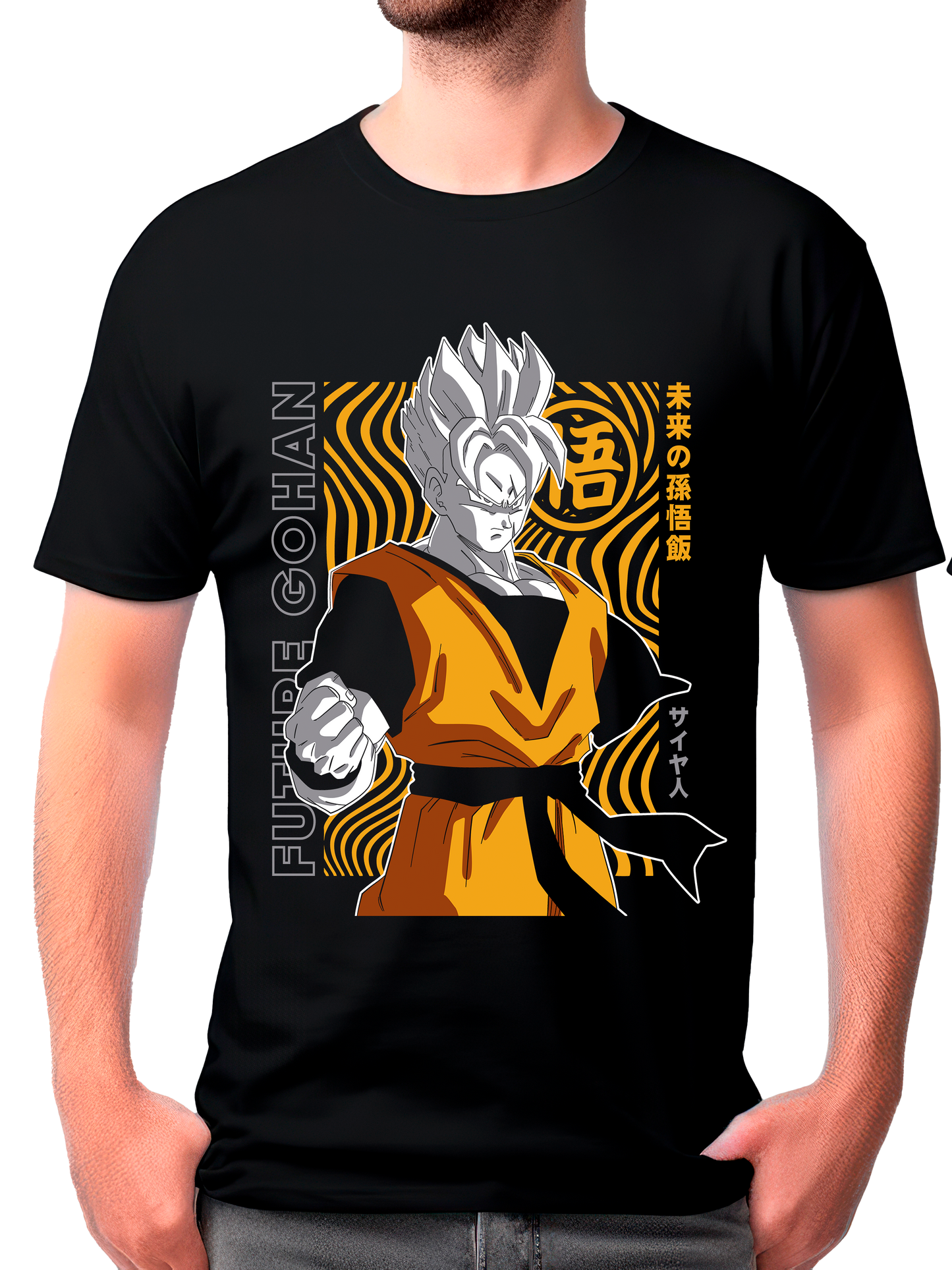 camisa gohan del futuro (dragon ball z)