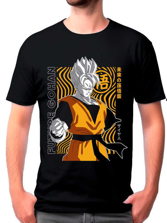 camisa gohan del futuro (dragon ball z)