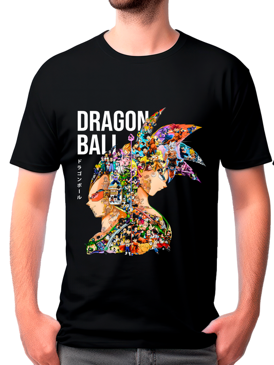 camisa goku y vegeta (dragon ball z)