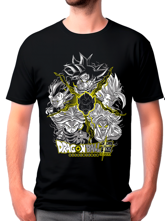 camisa goku,vegeta,gohan,broly y trunks(dragon ball z)