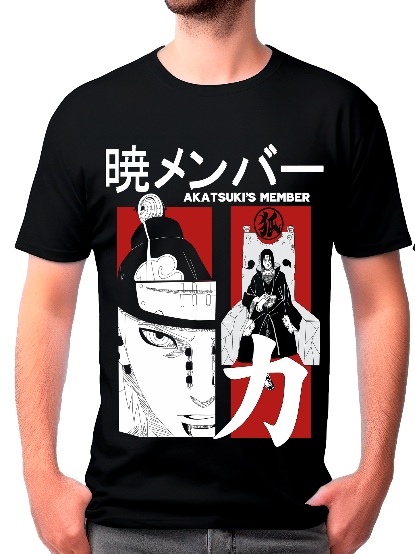 camisa itachi,pain y obito ( naruto)