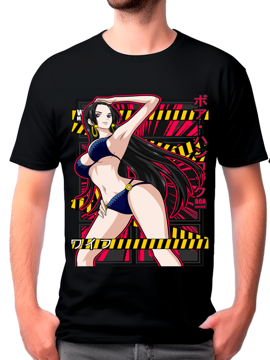 camisa boa hancock (one piece )