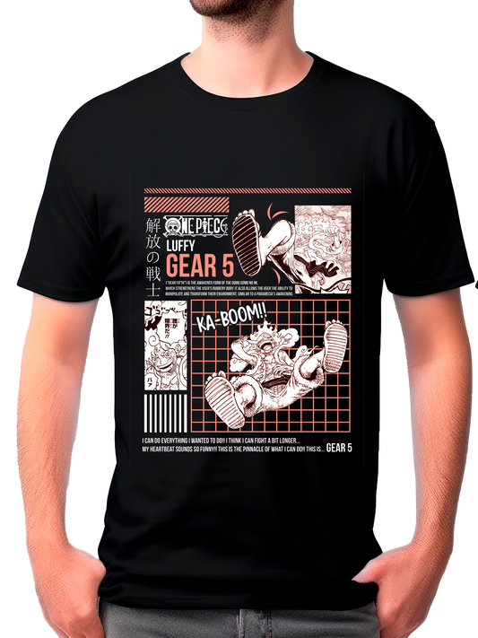 camisa luffy gear 5 (one piece)