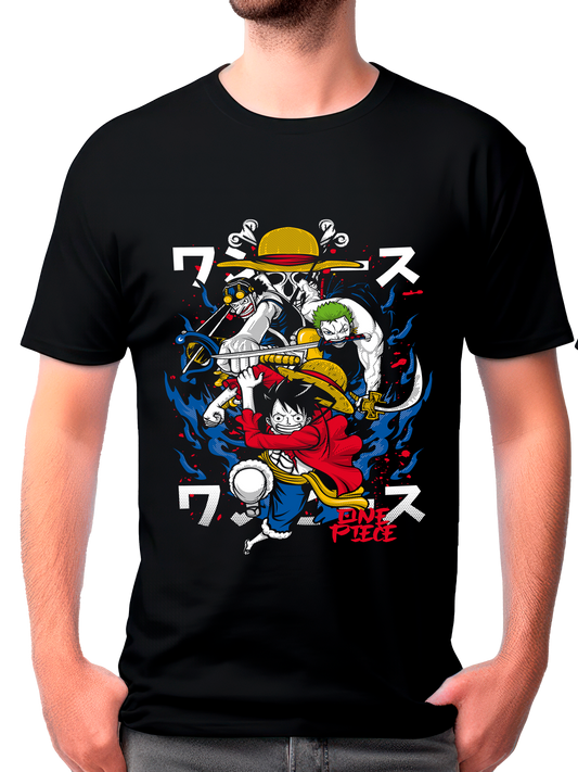 camisa zoro,usop y luffy (one piece)