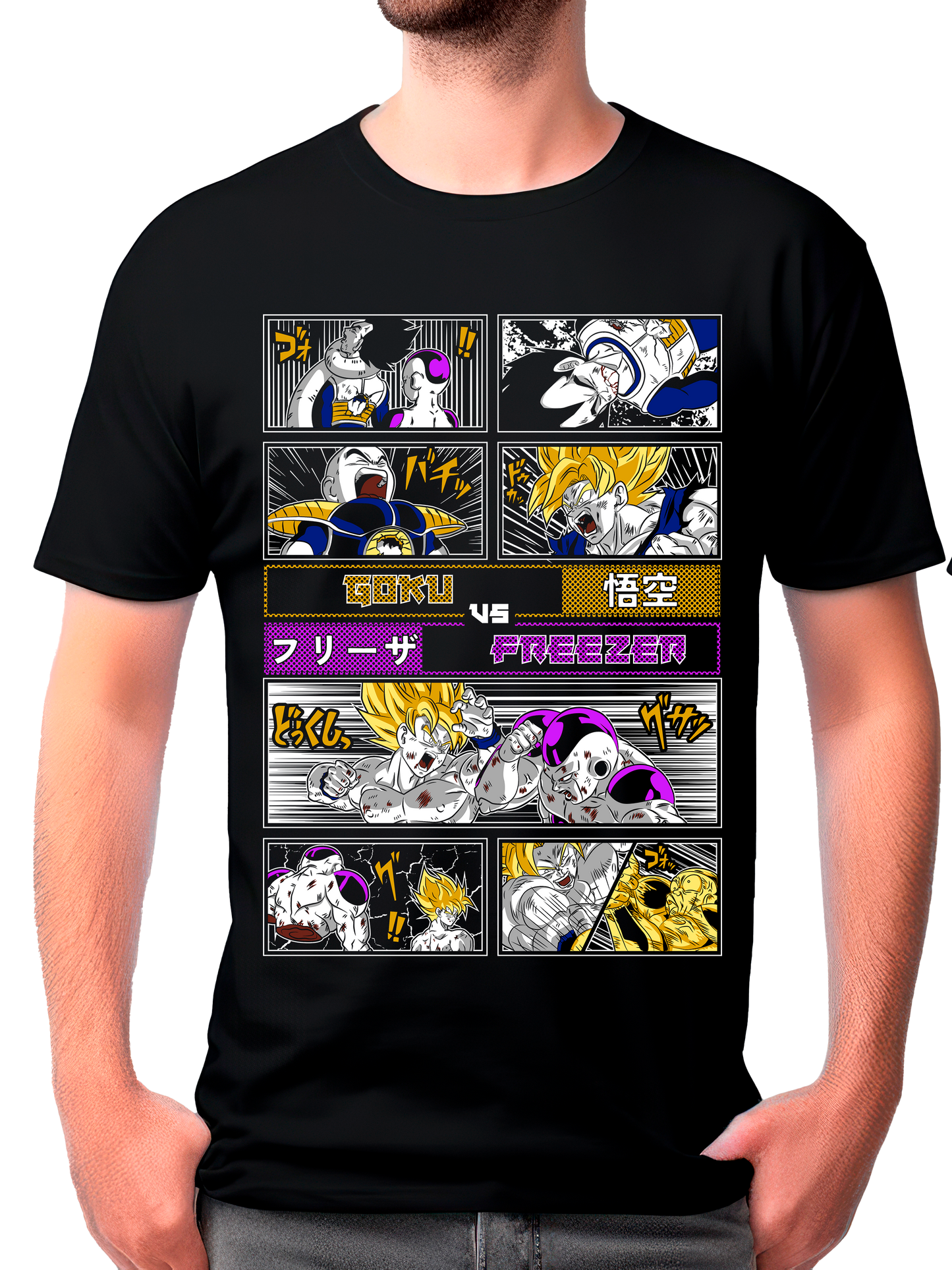camisa goku,vegeta, Freezer (dragon ball z)