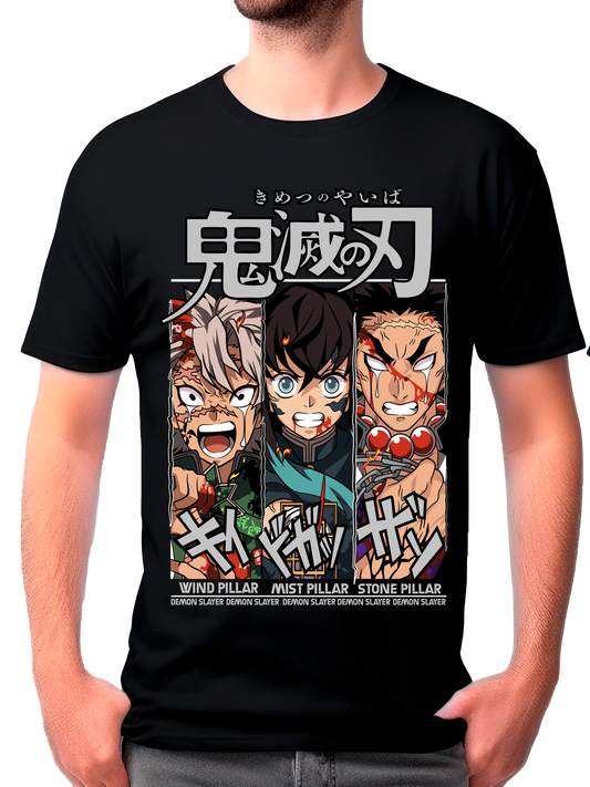 camisa sanemi,tokito y gyomei (demon slayer)