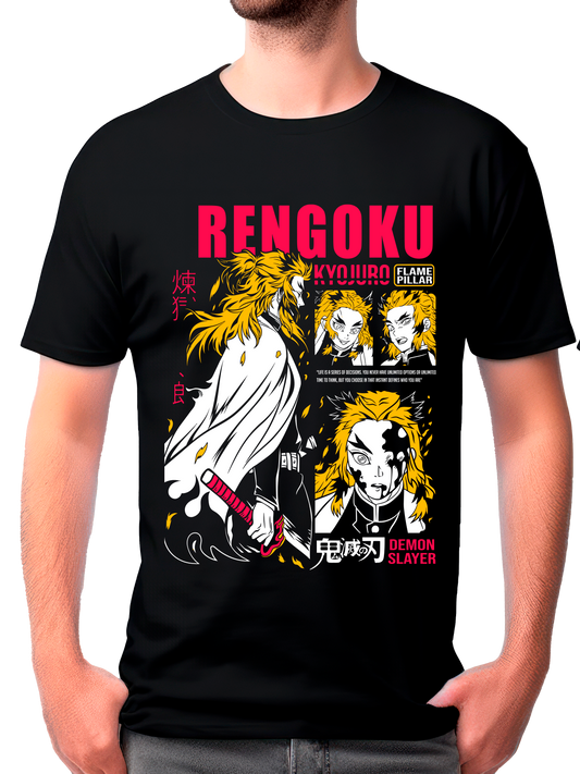 camisa rengoku kyojuro (demon slayer)