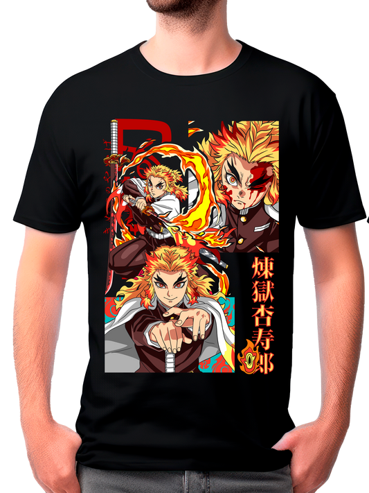 camisa rengoku kyojuro (demon slayer)