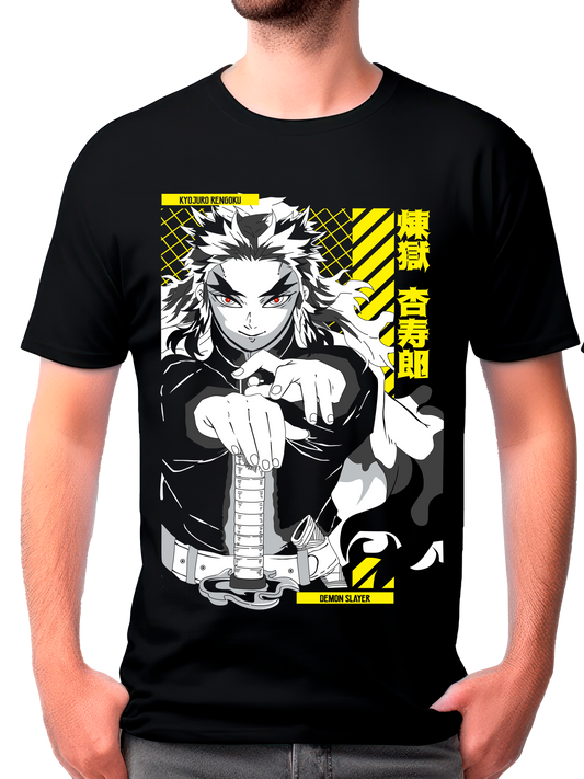 camisa rengoku kyojuro (demon slayer)