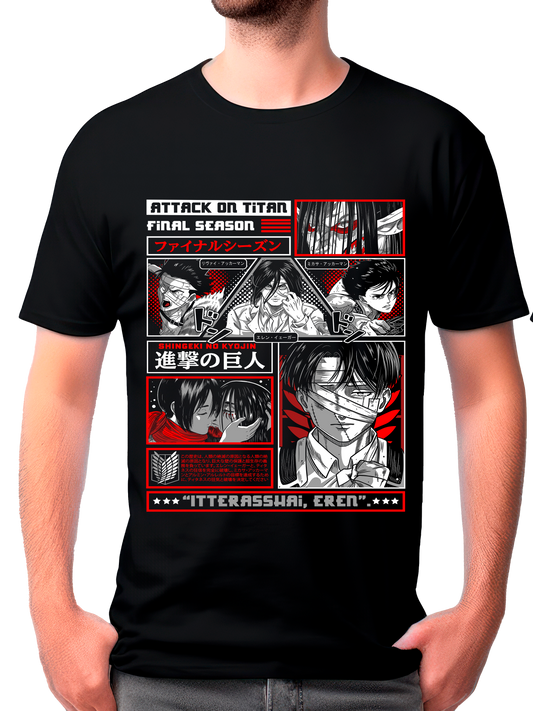 camisa Shingeki no Kyojin