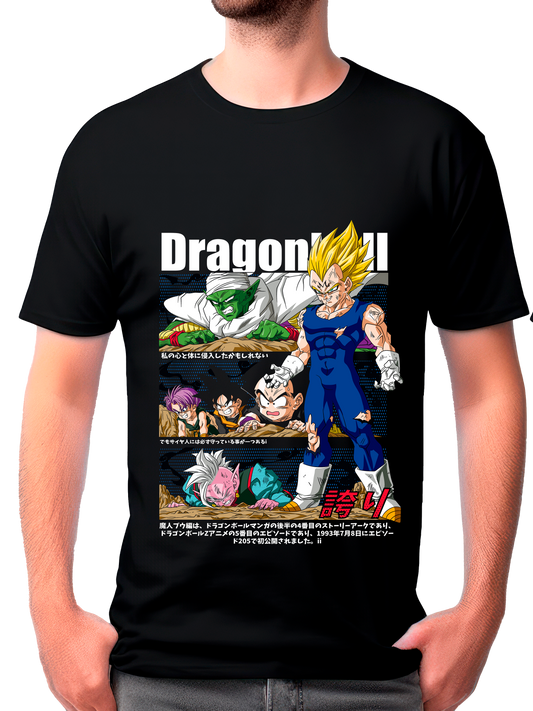 camisa vegeta (dragon ball z)