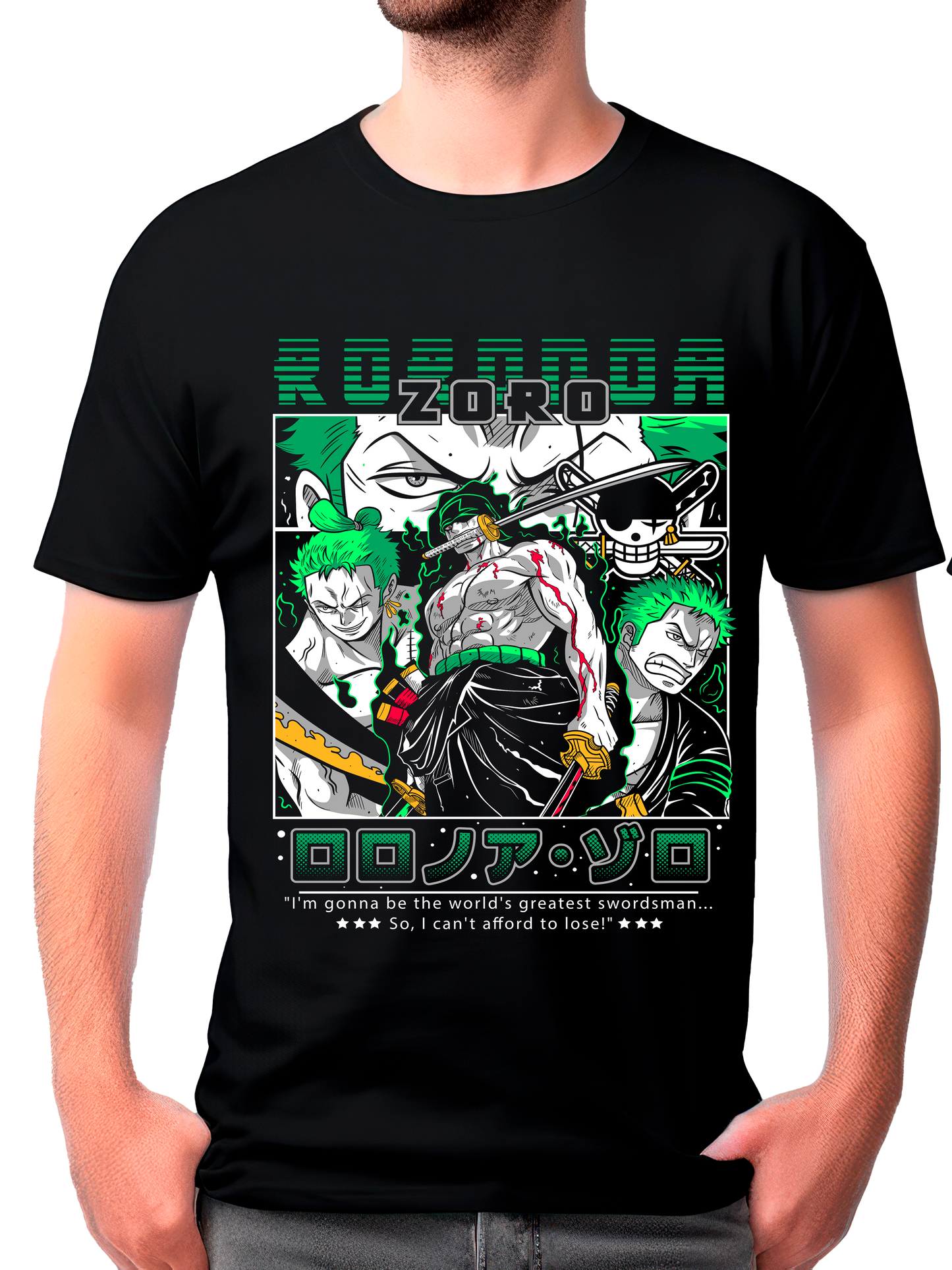 camisa zoro (one piece )